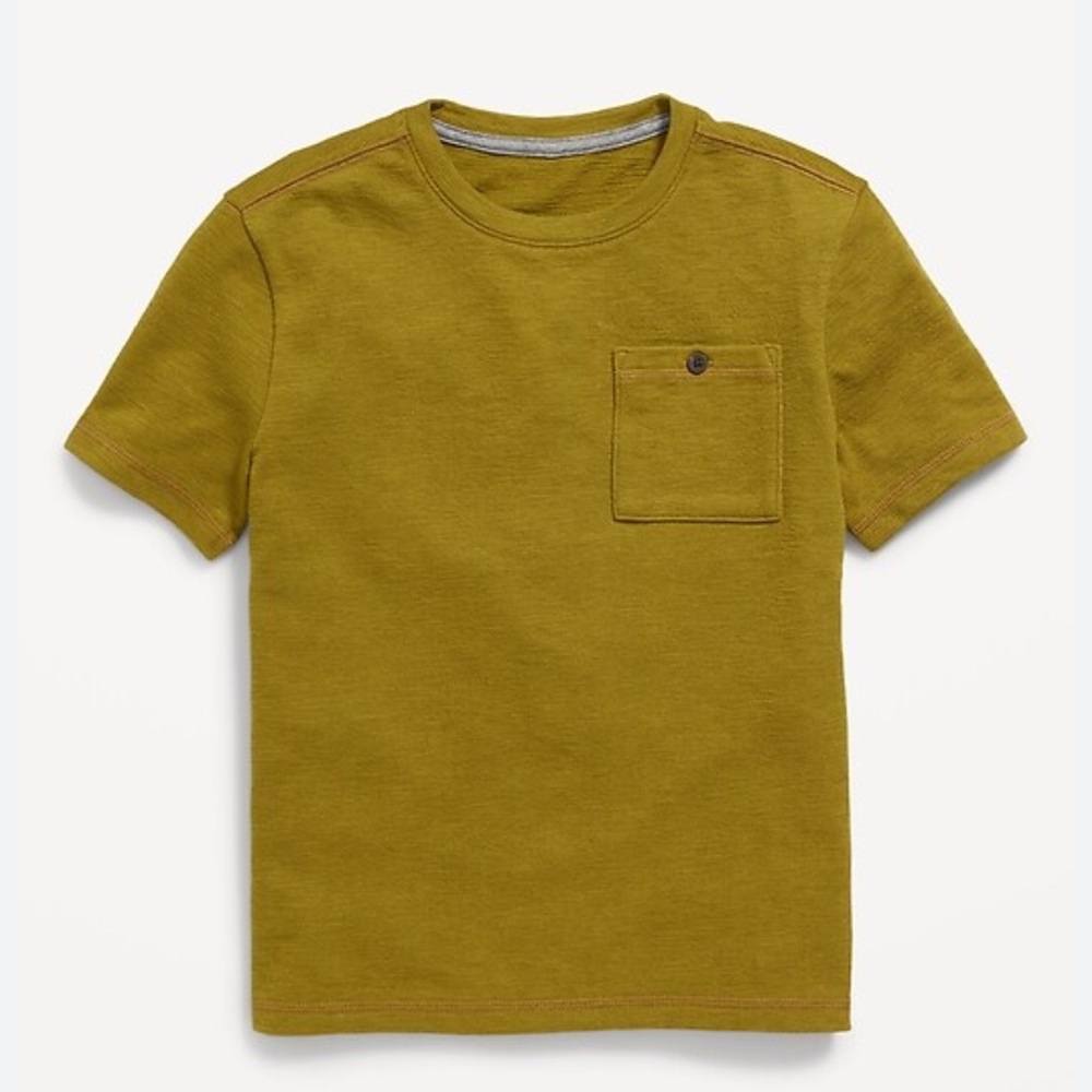 Old Navy Short-Sleeve Textured-Knit Pocket T-Shirt for Boys